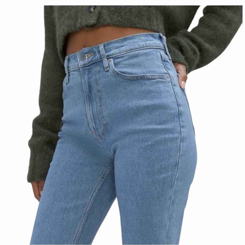 NWT Everlane The Original Cheeky Jean in Stone Wash Sky Size 30 - Picture 4 of 13